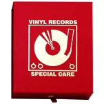Simply Analog Deluxe Cleaning Boxset (Skórzany) - Zestaw do Czyszczenia Gramofonu i Płyt Winylowych (Czerwony) - 4