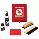 Simply Analog Deluxe Cleaning Boxset (Skórzany) - Zestaw do Czyszczenia Gramofonu i Płyt Winylowych (Czerwony) - 2