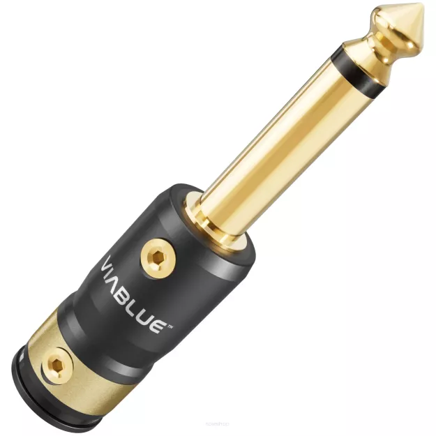 VIABLUE T8 TRS Audio Plugs 6.3 Mono - Wtyki Jack 6.3mm (Mono) (50 szt.)