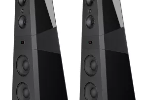 Rosso Fiorentino Pisa (High Gloss Black / Czarny Połysk) - Kolumny Podłogowe High-End