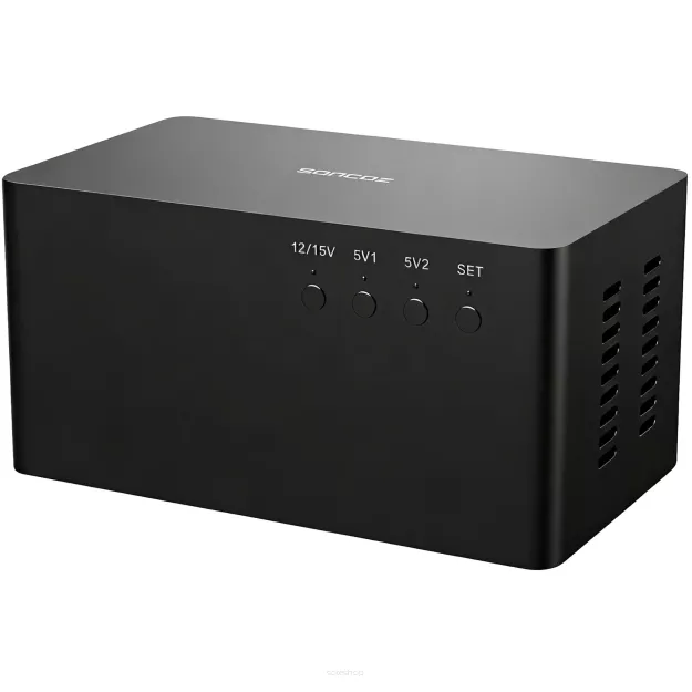 SONCOZ LP1 (Black / Czarny) - Ultra-Niskoszumowy Zasilacz Liniowy