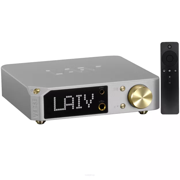 LAiV Crescendo VERSE (Silver / Srebrny) - Zbalansowany Przetwornik Cyfrowo-Analogowy (DAC) R2R, Wzmacniacz Słuchawkowy (AMP) i Przedwzmacniacz (Pre-AMP)