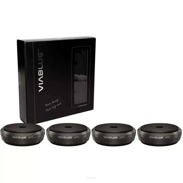 VIABLUE UFO Absorbers XL (Black) - Izolatory Akustyczne (Antywibracyjne)