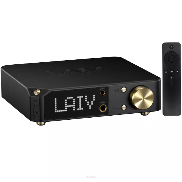 LAiV Crescendo VERSE (Black / Czarny) - Zbalansowany Przetwornik Cyfrowo-Analogowy (DAC) R2R, Wzmacniacz Słuchawkowy (AMP) i Przedwzmacniacz (Pre-AMP)