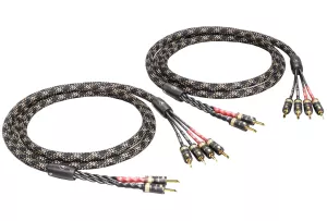 VIABLUE SC-4 Bi-Wire T8 Banana (Cobra) - 2x1.5m - 10201 - Przewód Głośnikowy