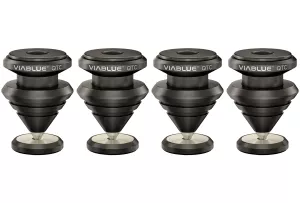VIABLUE QTC Spikes (Black) - Kolce pod Kolumny (4 szt.)