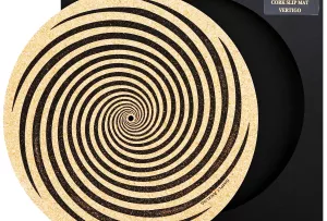 Simply Analog Corc Slip Mat (Vertigo) - Mata Gramofonowa z Korka (z Nadrukiem)