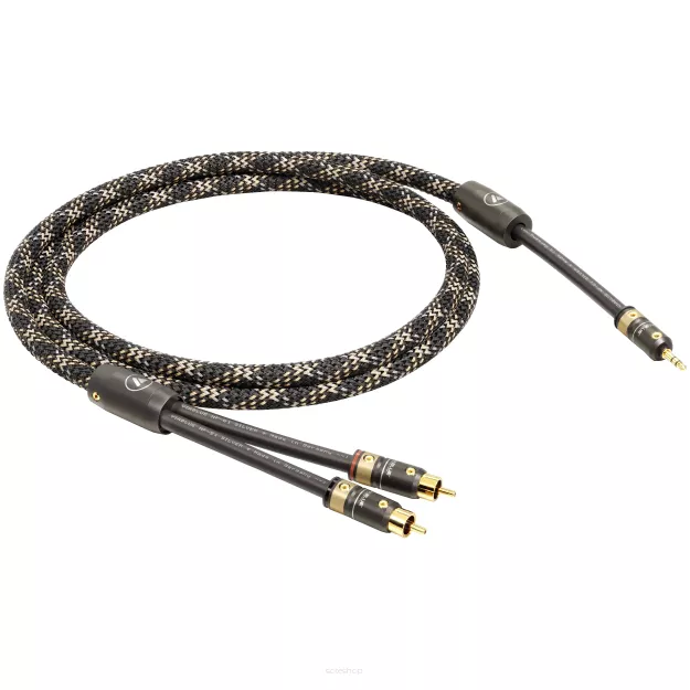 VIABLUE NF-S1 T8 Jack 3.5 / RCA (Cobra) - 1.0m - 12405 - Przewód Analogowy Mini-Jack 3.5mm - 2RCA