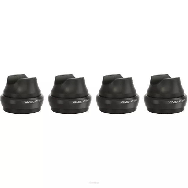 VIABLUE UFO DOME Cable Lifters (Black) - Podstawki pod Kable (4 szt.)