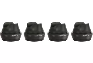 VIABLUE UFO DOME Cable Lifters (Black) - Podstawki pod Kable (4 szt.)