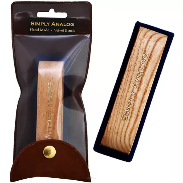 Simply Analog Velvet Brush - Szczotka z Aksamitu (Dębowe Drewno)