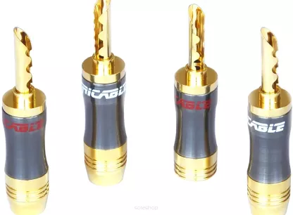 Ricable Custom BNH - Wtyki Bananowe BFA (4 szt.)